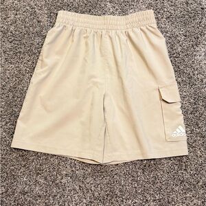 Adidas Boys Beige Tan Shorts